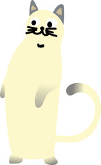 Cute cat vector