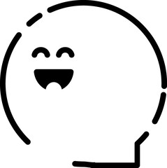 Spooky, ghost cartooon symbol