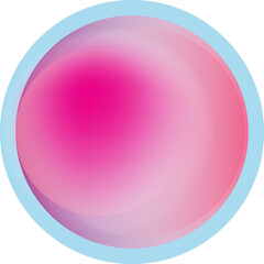 Round colorful gradient circle
