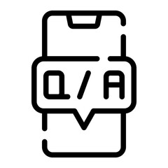 qa line icon