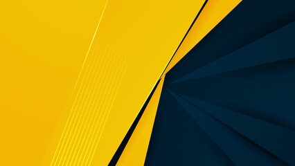 Versus banner background with blue black and yellow line sparkling lightning