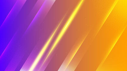 Orange yellow purple versus vs background. Vector illustration for game, battle, challenge, fight, competition, contest, team, boxing, championship, clash, combat, tournament, conflict, duel, MMA