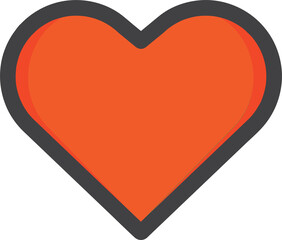 love flat icon design