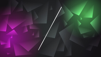 Versus background with pink green for game, battle, challenge, fight, competition, contest, team, boxing, championship, clash, combat, tournament, conflict, duel, MMA, football