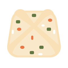 dumplings flat icon