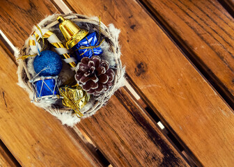 Traditional New Year and Christmas Colorful Decoration