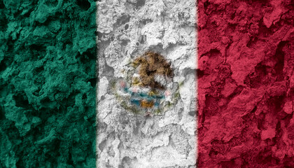 mexican flag texture as a background