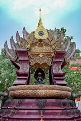 Fototapeta premium Wat Phothisomphon,Third class royal temple in Wat Phothisomphon,Third class royal temple in udon thani,thailand