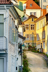 Fototapeta na wymiar Bergen landmarks, Norway