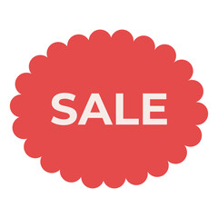 red sale sticker