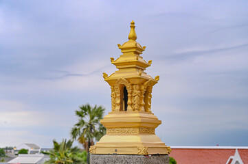 Fototapeta na wymiar Wat Phothisomphon,Third class royal temple in Wat Phothisomphon,Third class royal temple in udon thani,thailand