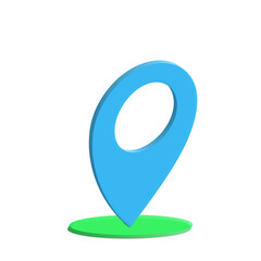 Location map pin icon png illustration