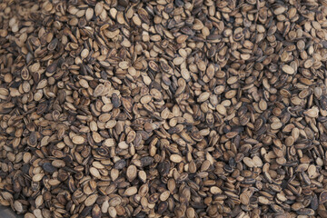 Dried and roasted watermelon seeds