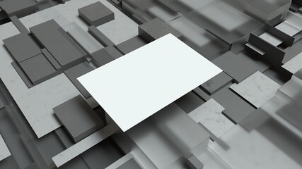 3dキューブのデジタルな背景素材。テクノロジーや近未来のデザインに