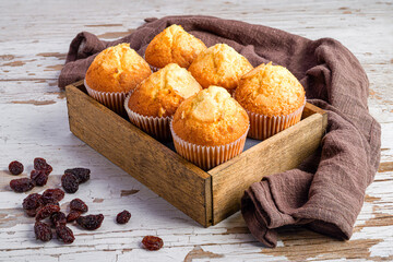 muffins on a table