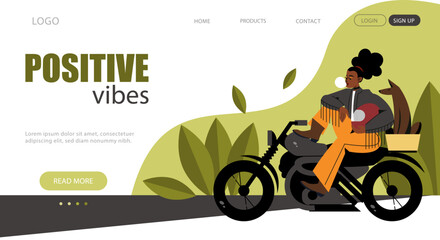 Positive Vibes Banner