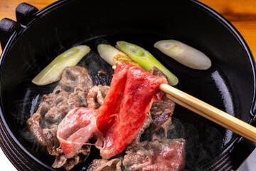 関西風すき焼き