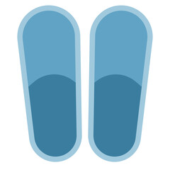 slippers flat icon