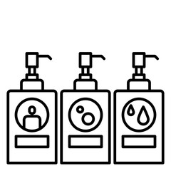 shampoo line icon