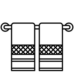 towel line icon