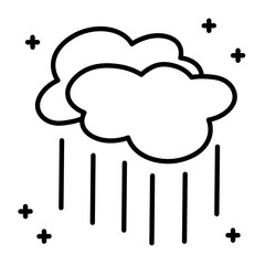 Weather element vector decoration design