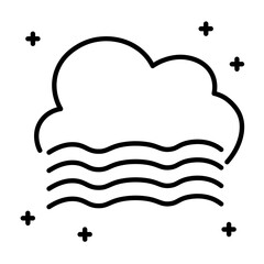 Weather element vector decoration design