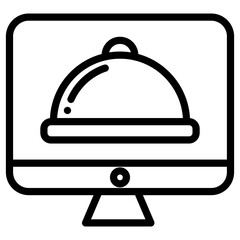 food delivery online icon