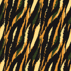 Camouflage Abstract Seamless Pattern Design