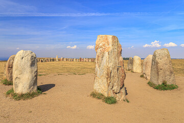 The Swedish Stonehenge Ales Stenar aka Ale’s Stones in  Kåseberga near Ystad