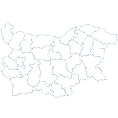 Bulgaria outline map