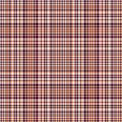 Fabric pattern check. Texture tartan plaid. Vector background seamless textile.