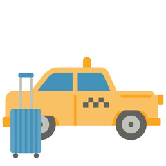 taxi flat icon