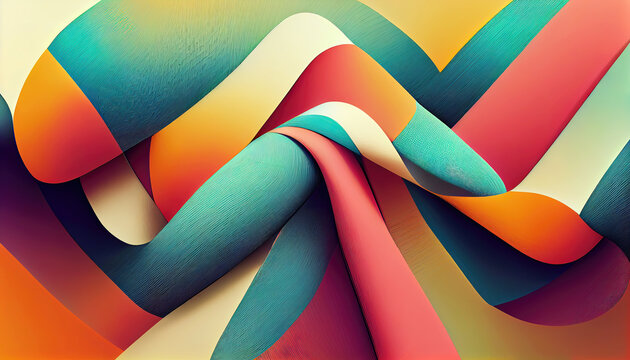 Colorful abstract wallpaper pattern design illustration
