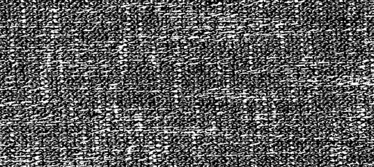 Vector fabric texture. Distressed texture of weaving fabric. Grunge background. Abstract halftone vector illustration. Overlay to create interesting effect and depth. Black isolated on white. EPS10.