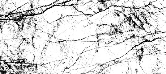 Scratched and Cracked Grunge Urban Background Texture Vector. Dust Overlay Distress Grainy Grungy Effect. Distressed Backdrop Vector Illustration. Isolated Black on White Background. EPS 10.