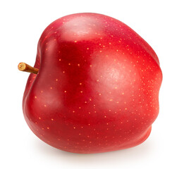 Red Apple isolated on white background, Fresh Red apple on white background With work path.