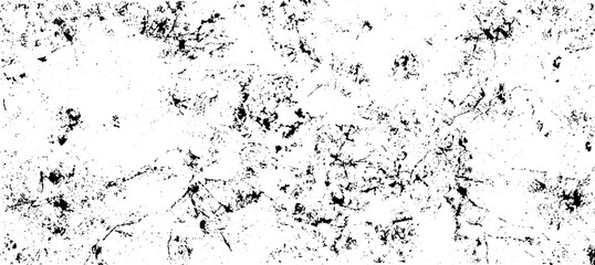 Scratched and Cracked Grunge Urban Background Texture Vector. Dust Overlay Distress Grainy Grungy Effect. Distressed Backdrop Vector Illustration. Isolated Black on White Background. EPS 10.