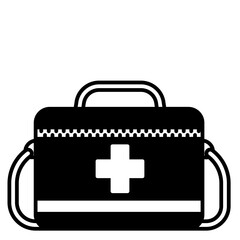 first aid kit solid icon