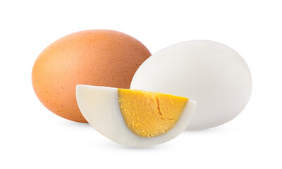 Boiled egg isolated on transparent png