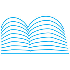 Wave Blue Line vector