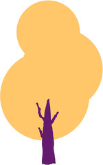 Obraz premium Tree Plant Illustration