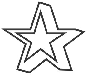 Star Icon design geometry