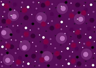 scattered colorful pattern with circles