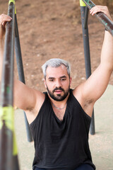 Obraz premium young people playing outdoor sports