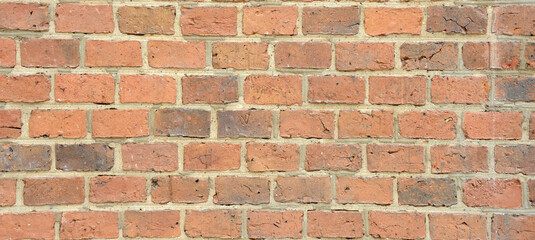 Wall from old bricks. Perfect as a background or texture.