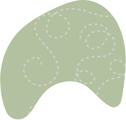 Boho Bohemian Aesthetic Minimalist Abstract Shapes Blob Patterns