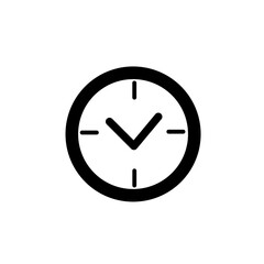Clock vector icon
