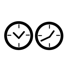 Clock vector icon