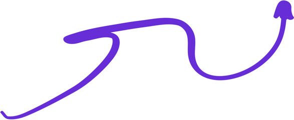 Line Arrow Hand draw Editable