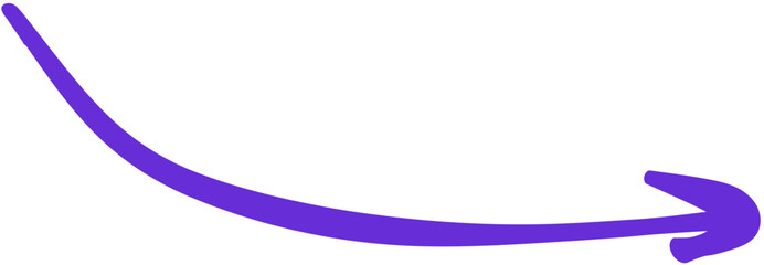 Line Arrow Hand draw Editable